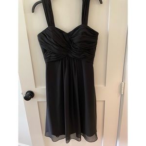 Black bridesmaid dress